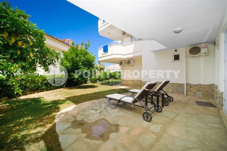 Двухуровневые апартаменты с двумя спальными комнатами и видом на Средиземное море, в районе Конаклы-id-5373-фото-14