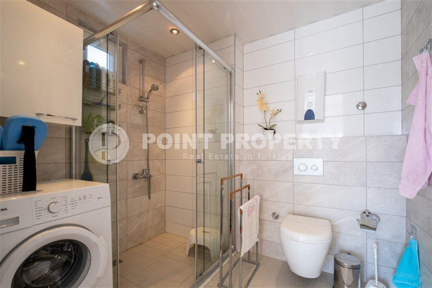 Трехкомнатный пентхаус 125м2 в комплексе с развитой инфраструктурой, центральный район Джикджилли, высокая кадастровая стоимость, вид на горы и море-id-1424-фото-16