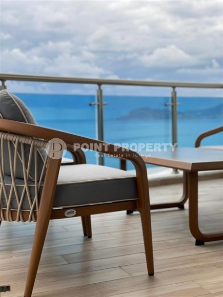 Duplex apartment with two bedrooms, overlooking the Mediterranean Sea, in the Alanya - Mahmutlar area-id-5374-photo-12