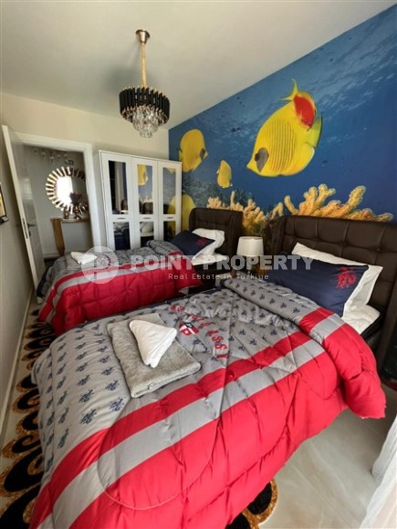 Apartment with two bedrooms and views of the Mediterranean Sea, in the Mahmutlar area-id-5375-photo-4