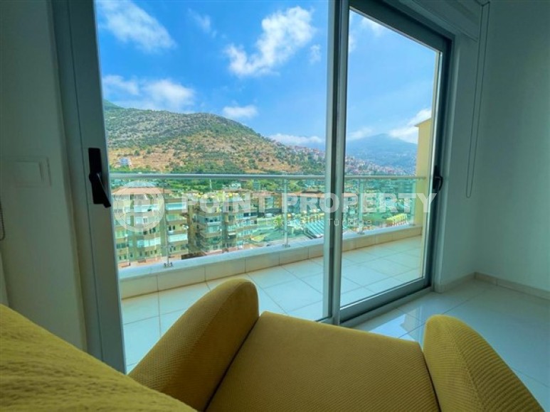 Атмосферный дуплекс 3+1 на 10-м этаже с мансардой с роскошным панорамным видом на море и горы-id-5386-фото-12