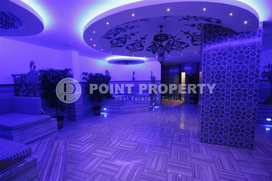 Трехкомнатный пентхаус 125м2 в комплексе с развитой инфраструктурой, центральный район Джикджилли, высокая кадастровая стоимость, вид на горы и море-id-1424-фото-37