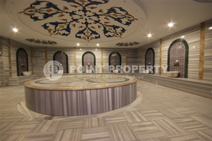 Трехкомнатный пентхаус 125м2 в комплексе с развитой инфраструктурой, центральный район Джикджилли, высокая кадастровая стоимость, вид на горы и море-id-1424-фото-38