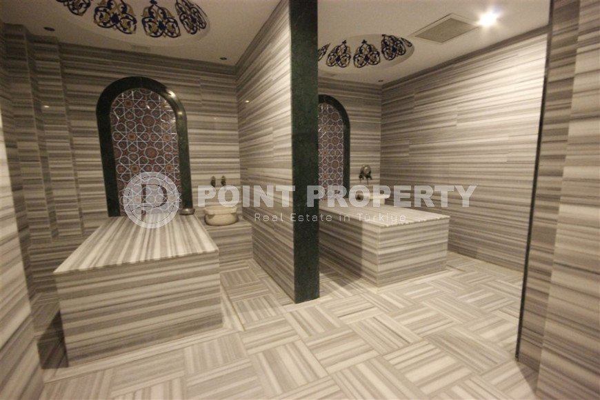 Трехкомнатный пентхаус 125м2 в комплексе с развитой инфраструктурой, центральный район Джикджилли, высокая кадастровая стоимость, вид на горы и море-id-1424-фото-39