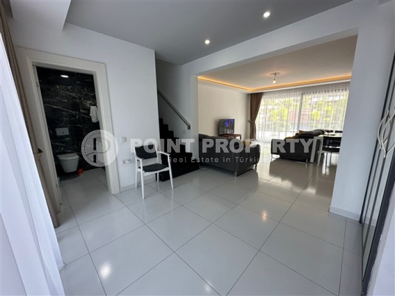 Просторная двухуровневая квартира с собственным садом в живописном, престижном районе Аланьи - Каргыджак-id-5387-фото-21