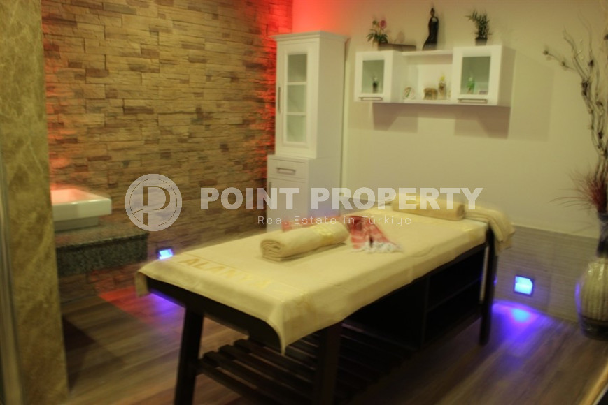 Трехкомнатный пентхаус 125м2 в комплексе с развитой инфраструктурой, центральный район Джикджилли, высокая кадастровая стоимость, вид на горы и море-id-1424-фото-44