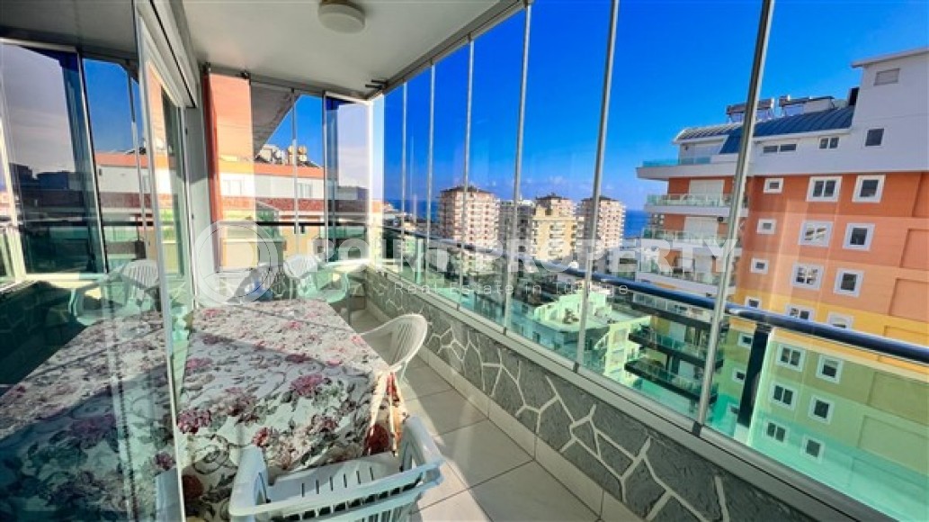 Modern furnished apartment 1+1, with a total area of 65 m2, 250 meters from the sea in the center of Mahmutlar-id-5391-photo-7