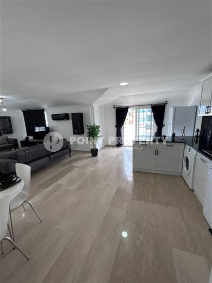 Большая панорамная квартира с роскошным видом на Торосские горы в спокойном, уютном районе Аланьи - Тосмур-id-5394-фото-2