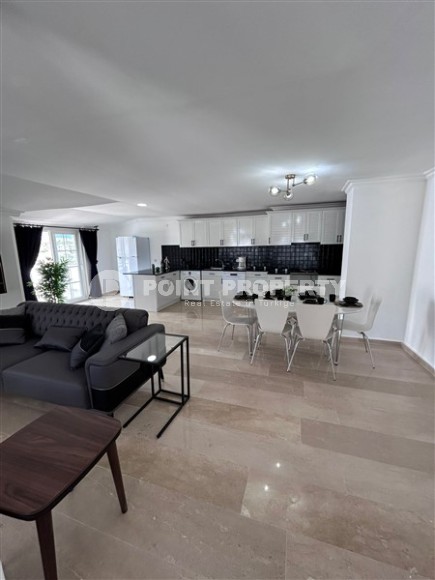 Большая панорамная квартира с роскошным видом на Торосские горы в спокойном, уютном районе Аланьи - Тосмур-id-5394-фото-3