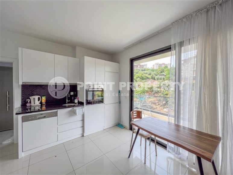 Compact cozy apartment 1+1, with a total area of 55 m2, 450 meters from the sea, in a picturesque, quiet area of Alanya - Kestel-id-5398-photo-3