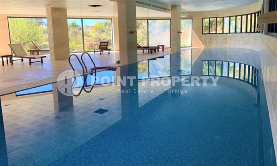 Compact cozy apartment 1+1, with a total area of 55 m2, 450 meters from the sea, in a picturesque, quiet area of Alanya - Kestel-id-5398-photo-7