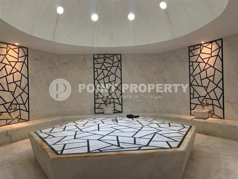 Compact cozy apartment 1+1, with a total area of 55 m2, 450 meters from the sea, in a picturesque, quiet area of Alanya - Kestel-id-5398-photo-11