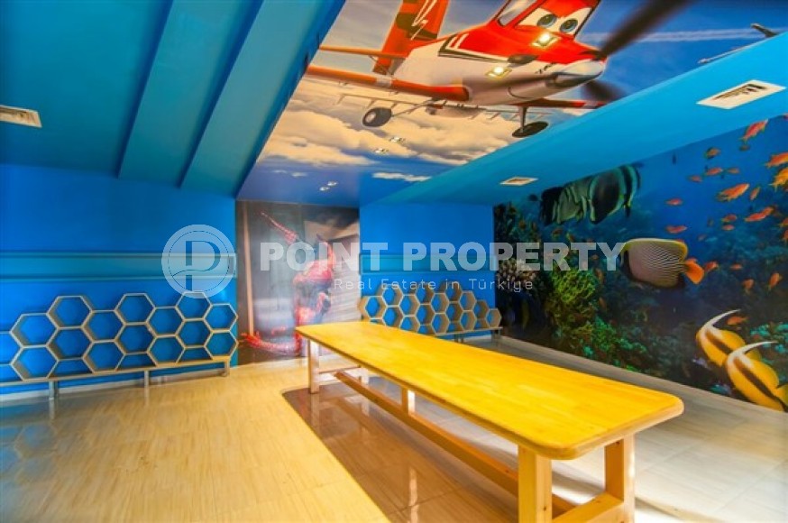 Compact cozy apartment 1+1, with a total area of 55 m2, 450 meters from the sea, in a picturesque, quiet area of Alanya - Kestel-id-5398-photo-13