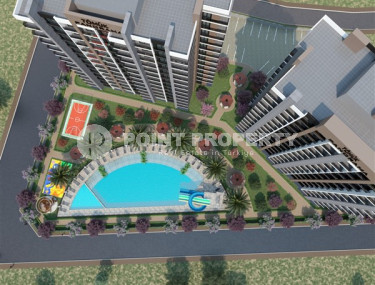 Проект на стадии строительства с квартирами 1+1 и 2+1 от 65 м2 в районе Томюк, Мерсин. Отличные цены!-id-1427-фото-3