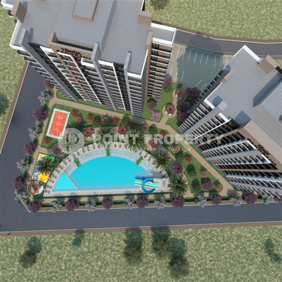 Проект на стадии строительства с квартирами 1+1 и 2+1 от 65 м2 в районе Томюк, Мерсин. Отличные цены!-id-1427-фото-3