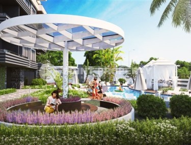 Квартира в чистовой отделке планировкой 1+1, в современном жилом комплексе, в районе Авсаллар-id-5407-фото-4