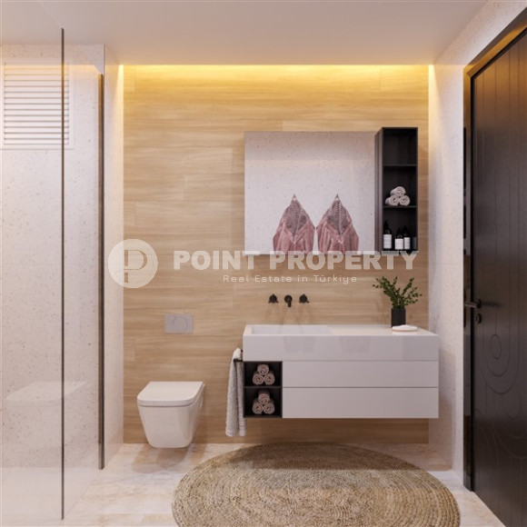 Проект на стадии строительства с квартирами 1+1 и 2+1 от 65 м2 в районе Томюк, Мерсин. Отличные цены!-id-1427-фото-15