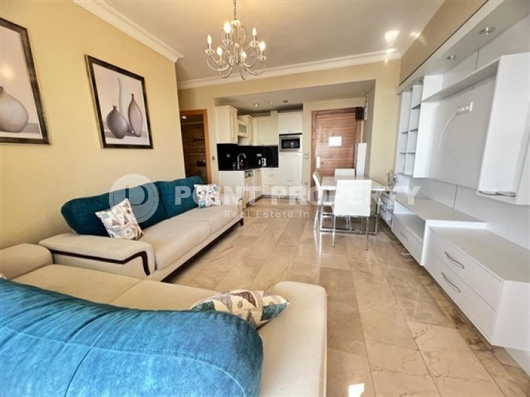 Стильные апартаменты с двумя спальными комнатами в жилом комплексе с инфраструктурой отельного типа, в районе Каргыджак-id-5410-фото-3