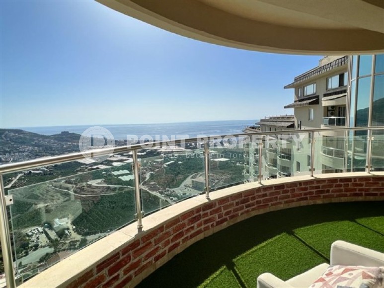 Стильные апартаменты с двумя спальными комнатами в жилом комплексе с инфраструктурой отельного типа, в районе Каргыджак-id-5410-фото-10