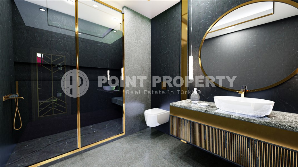 Luxurious villa on a spacious plot of land of 445 sq. m. m. and with an exclusive layout in a cozy area of Kargicak is waiting for its buyer.-id-1056-photo-13