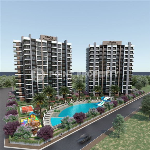 Проект на стадии строительства с квартирами 1+1 и 2+1 от 65 м2 в районе Томюк, Мерсин. Отличные цены!-id-1427-фото-17