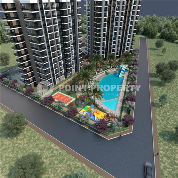 Проект на стадии строительства с квартирами 1+1 и 2+1 от 65 м2 в районе Томюк, Мерсин. Отличные цены!-id-1427-фото-19