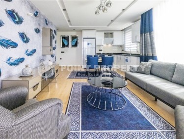 Современные меблированные апартаменты с двумя спальными комнатами, рядом с морем, в районе города Аланья - Каргыджак-id-5415-фото-1