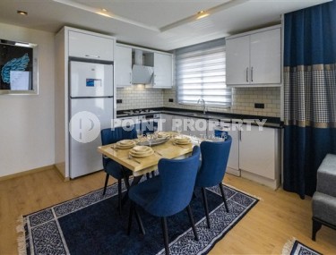 Современные меблированные апартаменты с двумя спальными комнатами, рядом с морем, в районе города Аланья - Каргыджак-id-5415-фото-2