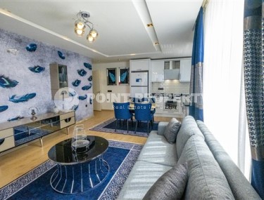 Современные меблированные апартаменты с двумя спальными комнатами, рядом с морем, в районе города Аланья - Каргыджак-id-5415-фото-3