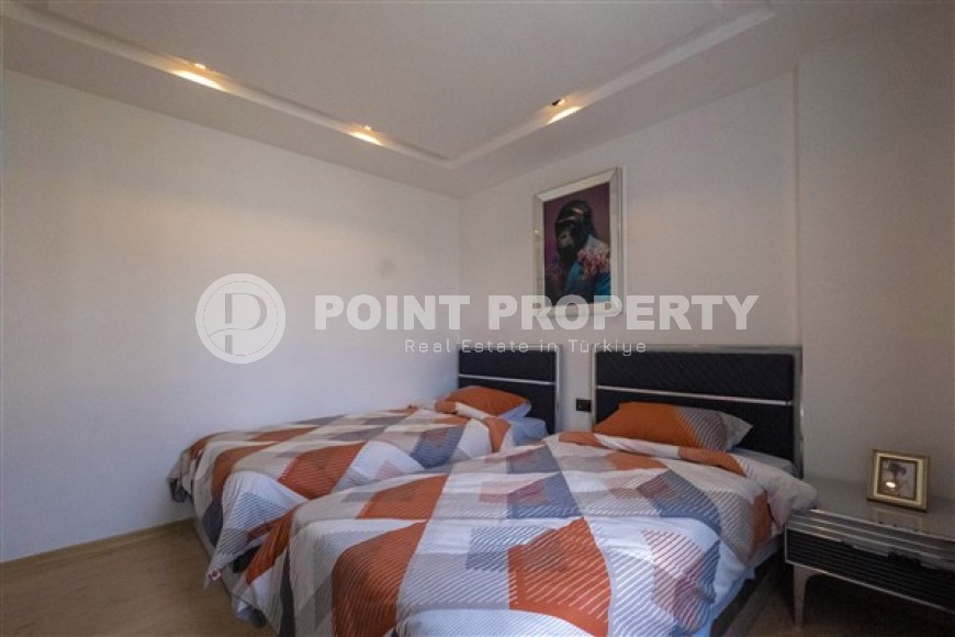 Современные меблированные апартаменты с двумя спальными комнатами, рядом с морем, в районе города Аланья - Каргыджак-id-5415-фото-5