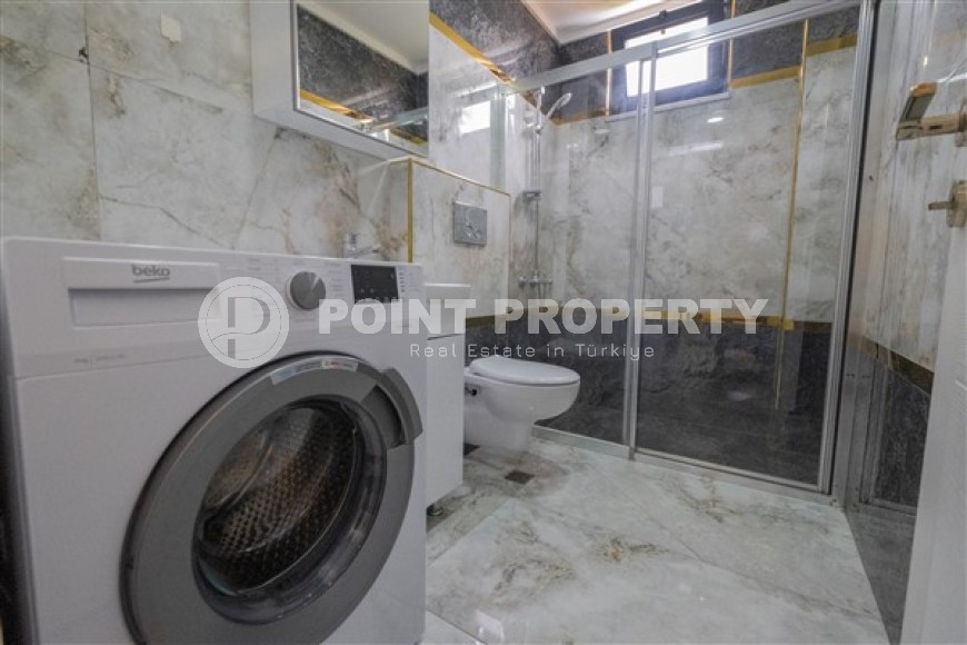 Современные меблированные апартаменты с двумя спальными комнатами, рядом с морем, в районе города Аланья - Каргыджак-id-5415-фото-7