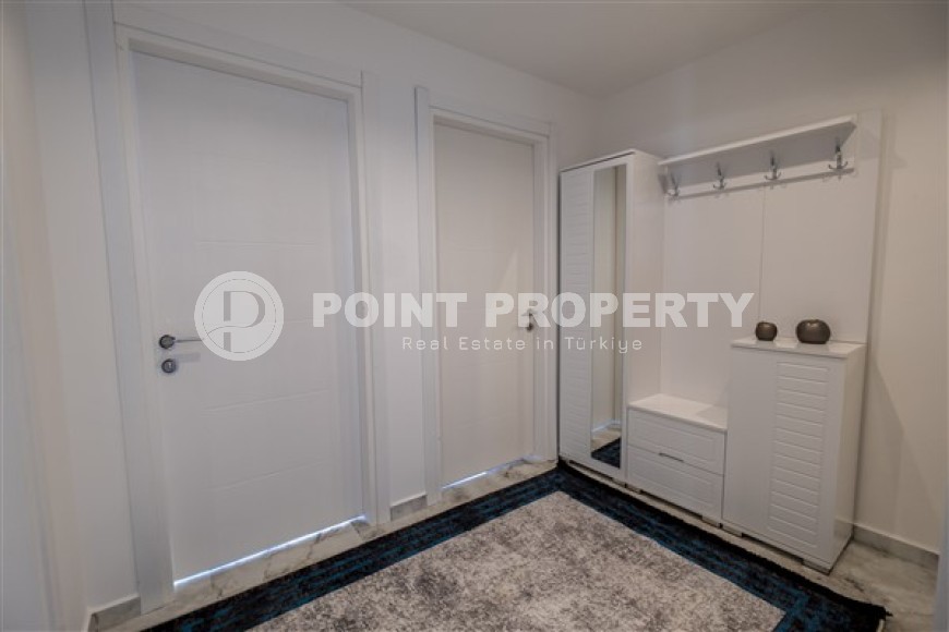 Современные меблированные апартаменты с двумя спальными комнатами, рядом с морем, в районе города Аланья - Каргыджак-id-5415-фото-8