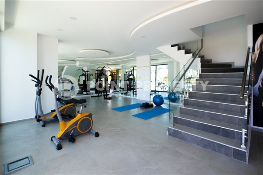 Современные меблированные апартаменты с двумя спальными комнатами, рядом с морем, в районе города Аланья - Каргыджак-id-5415-фото-11