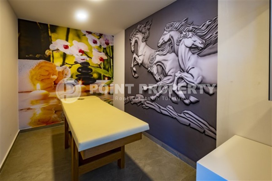 Современные меблированные апартаменты с двумя спальными комнатами, рядом с морем, в районе города Аланья - Каргыджак-id-5415-фото-13