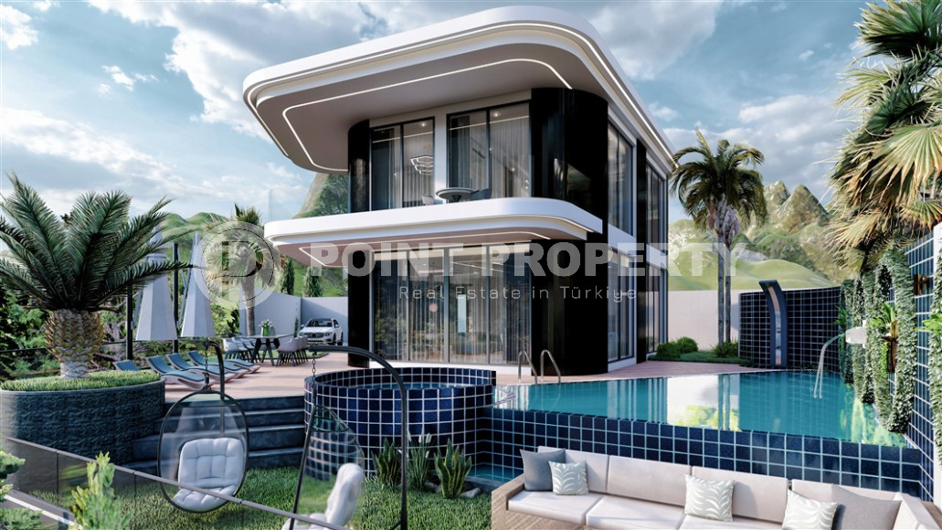 Luxurious villa on a spacious plot of land of 445 sq. m. m. and with an exclusive layout in a cozy area of Kargicak is waiting for its buyer.-id-1056-photo-14