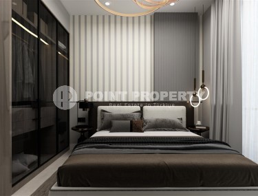 Небольшая квартира 1+1, общей площадью 50 м2, в 800 метрах от моря в престижном районе Аланьи - Кестель-id-5423-фото-4