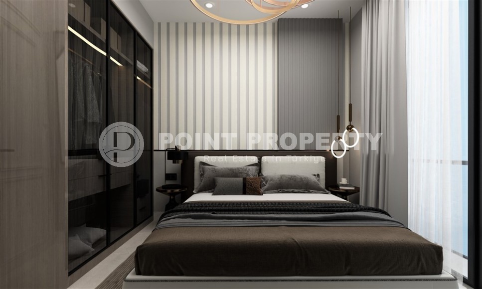 Небольшая квартира 1+1, общей площадью 50 м2, в 800 метрах от моря в престижном районе Аланьи - Кестель-id-5423-фото-4