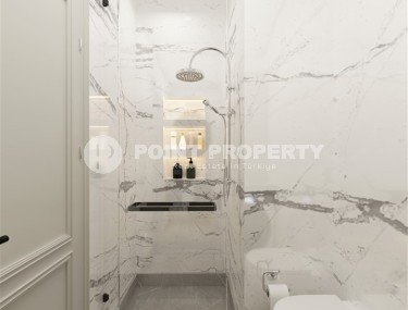 Небольшая квартира 1+1, общей площадью 50 м2, в 800 метрах от моря в престижном районе Аланьи - Кестель-id-5423-фото-5