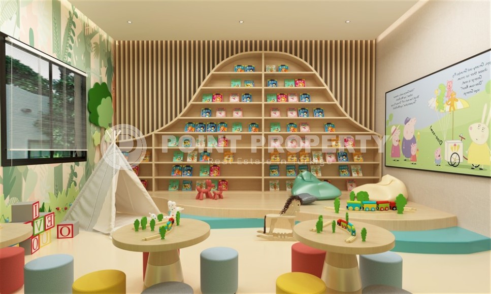 Небольшая квартира 1+1, общей площадью 50 м2, в 800 метрах от моря в престижном районе Аланьи - Кестель-id-5423-фото-14