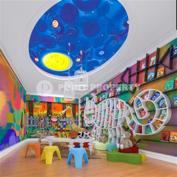 Апартаменты планировками 1+1, 1+1 с террасой, 2+1 в жилом комплексе на начальном этапе строительства, в районе города Анталия - Алтынташ-id-5425-фото-3