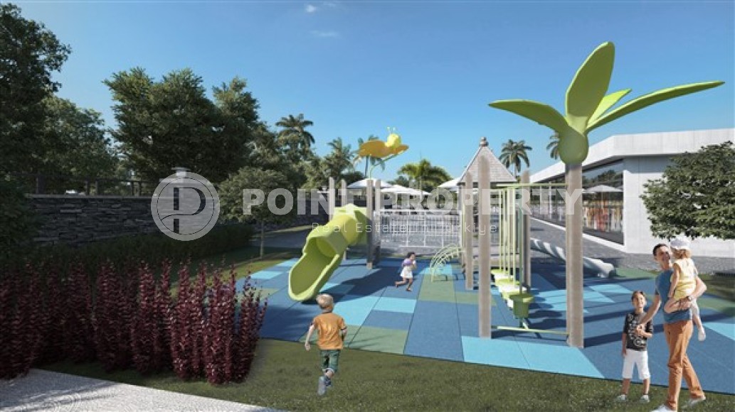 Апартаменты планировками 1+1, 1+1 с террасой, 2+1 в жилом комплексе на начальном этапе строительства, в районе города Анталия - Алтынташ-id-5425-фото-9