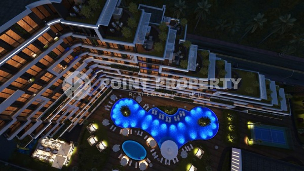 Апартаменты планировками 1+1, 1+1 с террасой, 2+1 в жилом комплексе на начальном этапе строительства, в районе города Анталия - Алтынташ-id-5425-фото-20