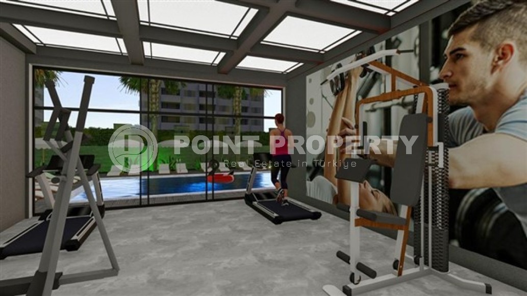 Small apartments with a 1+1 layout, in a modern residential complex at the final stage of construction, in the center of Alanya-id-5428-photo-2