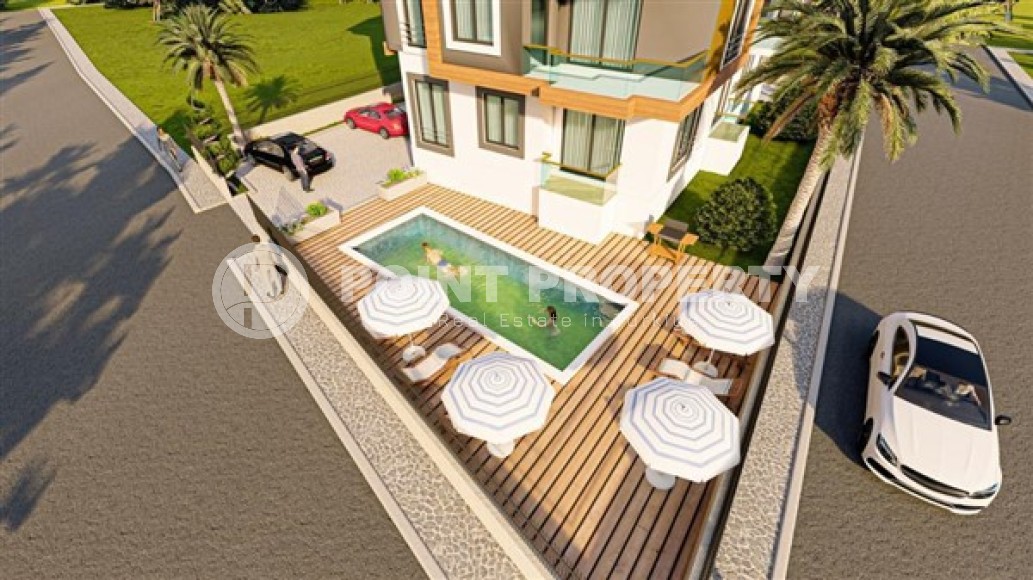 Апартаменты планировкой 2+1 в жилом комплексе на завершающем этапе строительства, в городе Газипаша-id-5432-фото-7