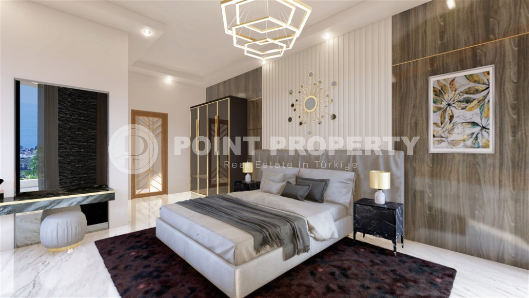 Luxurious villa on a spacious plot of land of 445 sq. m. m. and with an exclusive layout in a cozy area of Kargicak is waiting for its buyer.-id-1056-photo-17