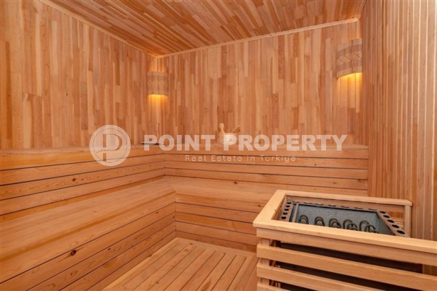 Стильная новая квартира 1+1, общей площадью 56 м2, в 500 метрах от пляжа в центре Аланьи-id-5438-фото-11