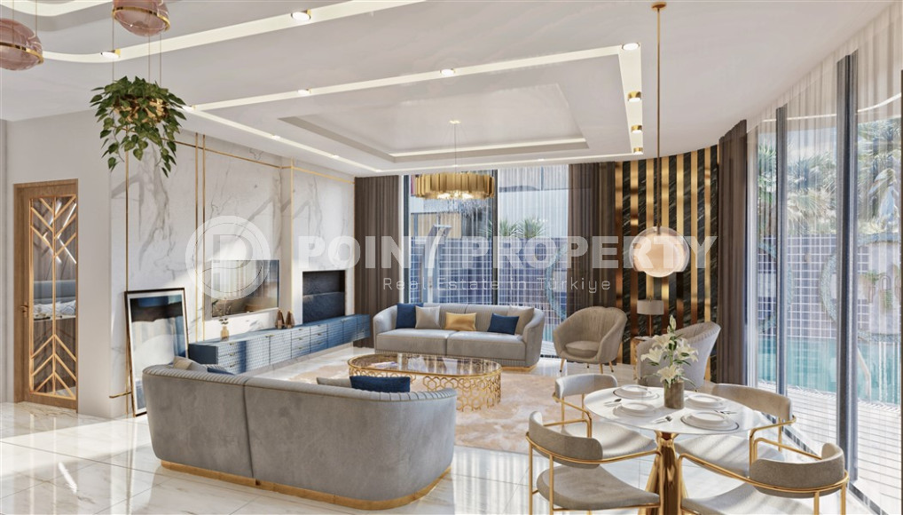 Luxurious villa on a spacious plot of land of 445 sq. m. m. and with an exclusive layout in a cozy area of Kargicak is waiting for its buyer.-id-1056-photo-18