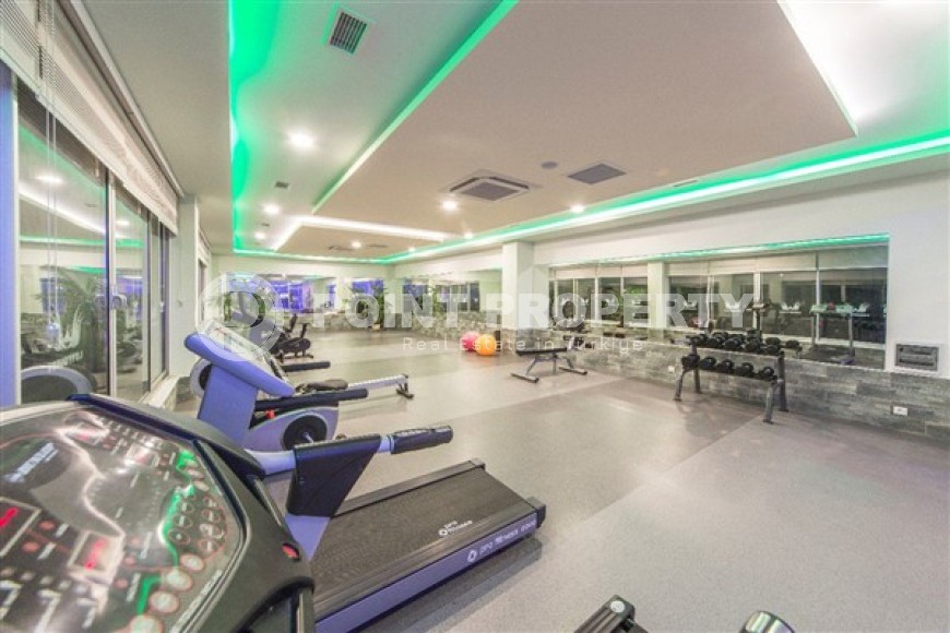 Благоустроенная меблированная квартира 1+1, общей площадью 65 м2, на 1-м этаже в жилом комплексе с богатой внутренней инфраструктурой-id-5445-фото-9