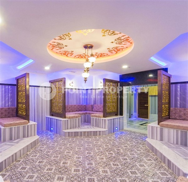 Благоустроенная меблированная квартира 1+1, общей площадью 65 м2, на 1-м этаже в жилом комплексе с богатой внутренней инфраструктурой-id-5445-фото-11