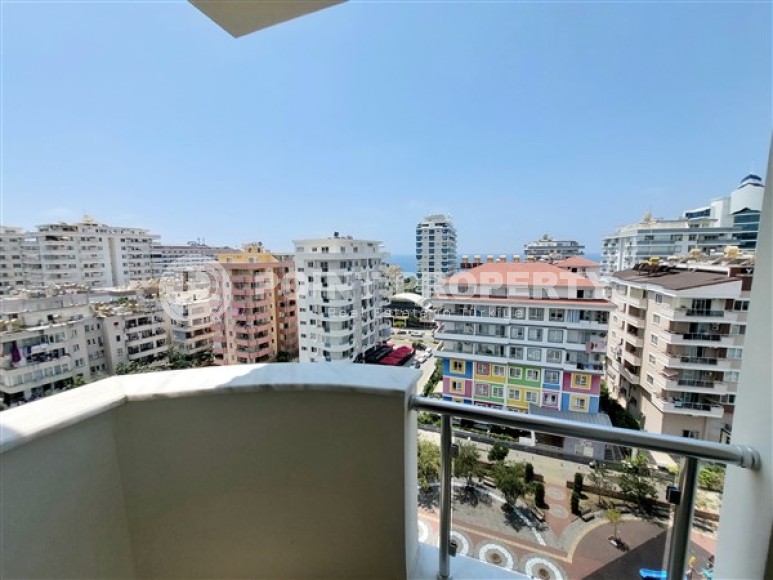 Excellent, bright apartment with two bedrooms and views of the Mediterranean Sea, in the Mahmutlar area-id-5452-photo-11